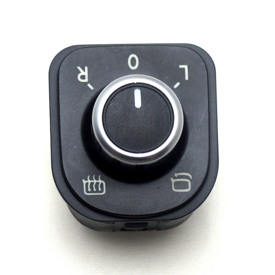 Overstock Clearance For Skoda OE:5K0 959 565 Rear View Side Mirror Switch Knob Control IMSVW018