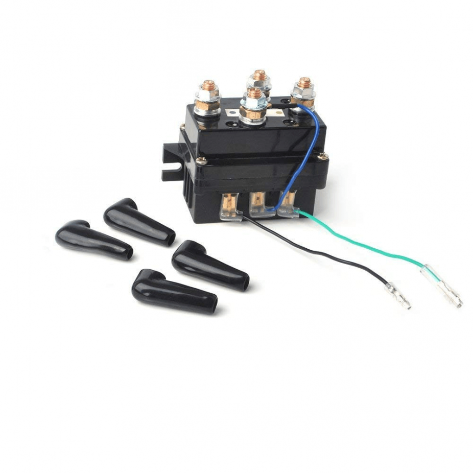 FTVSC004 12V 500A Winch Solenoid Contactor Replacement - ATV/UTV Winch Relay for 6000lbs-12000lbs Winch Manufacturers