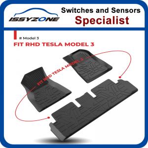 ITLA033 RHD Custome-designed All Coverage Floor Mats for Tesla Model 3, Perfect fit for United Kingdom Tesla Model 3